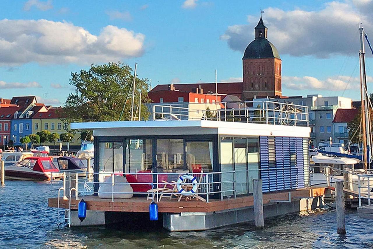 Hausboot Floating Houses Blue Active In Ribnitz-Damgarten Exterior foto