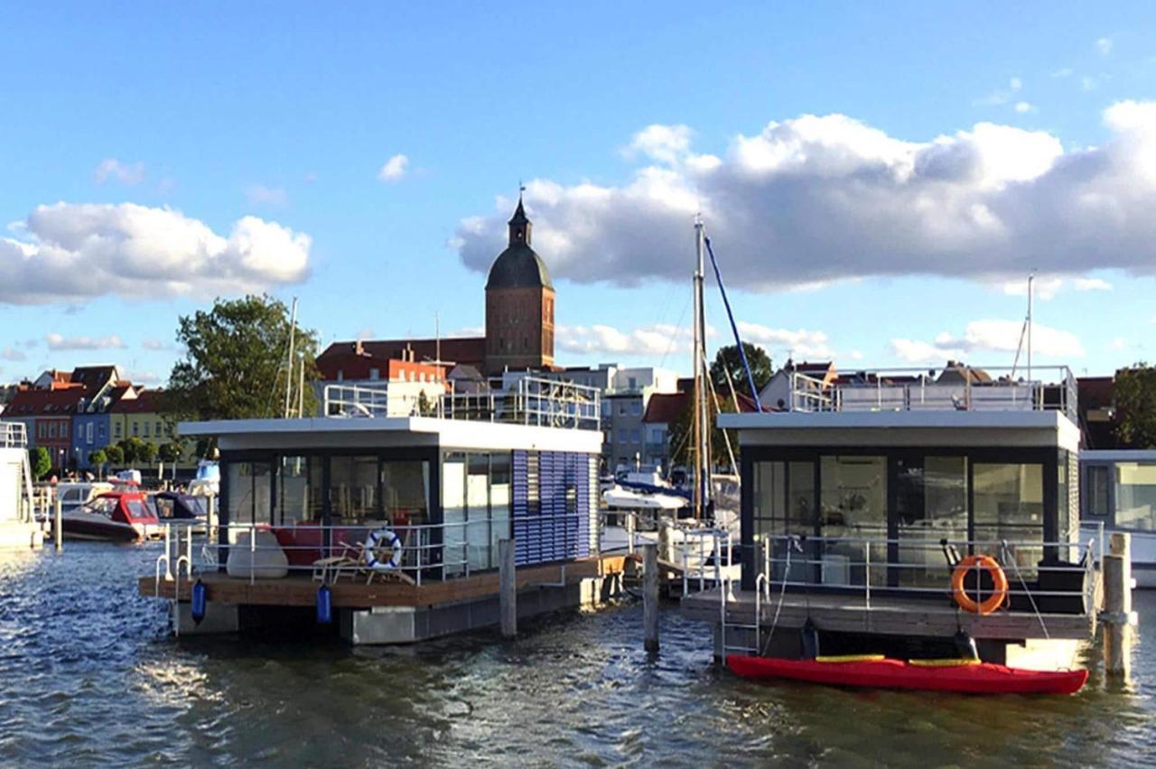 Hausboot Floating Houses Blue Active In Ribnitz-Damgarten Exterior foto